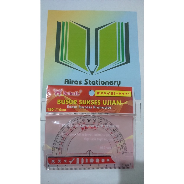 

Butterfly Penggaris Busur 180/10 cm Sukses ujian