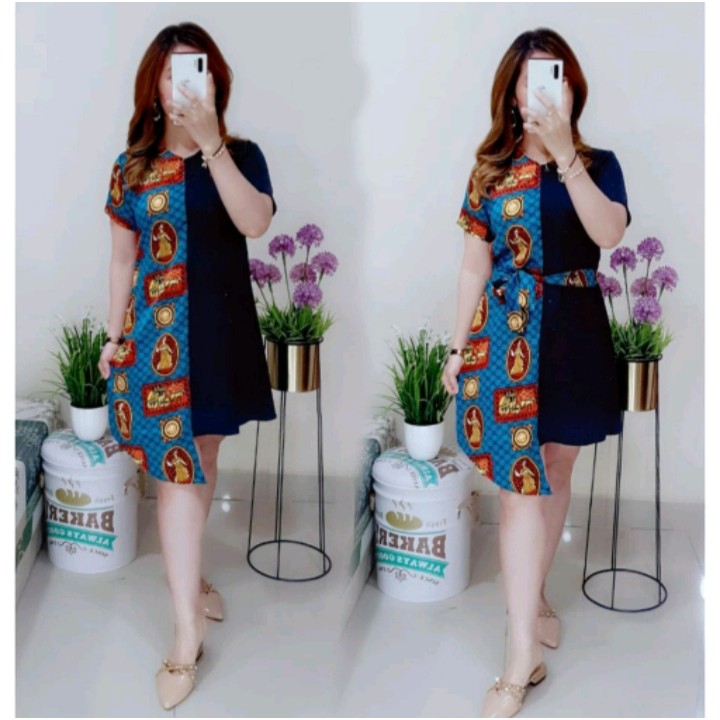 FWG - DRESS KHERMES / DRESS SCUBA / DRESS IMPORT WANITA TERBARU / DRESS ELEGANT