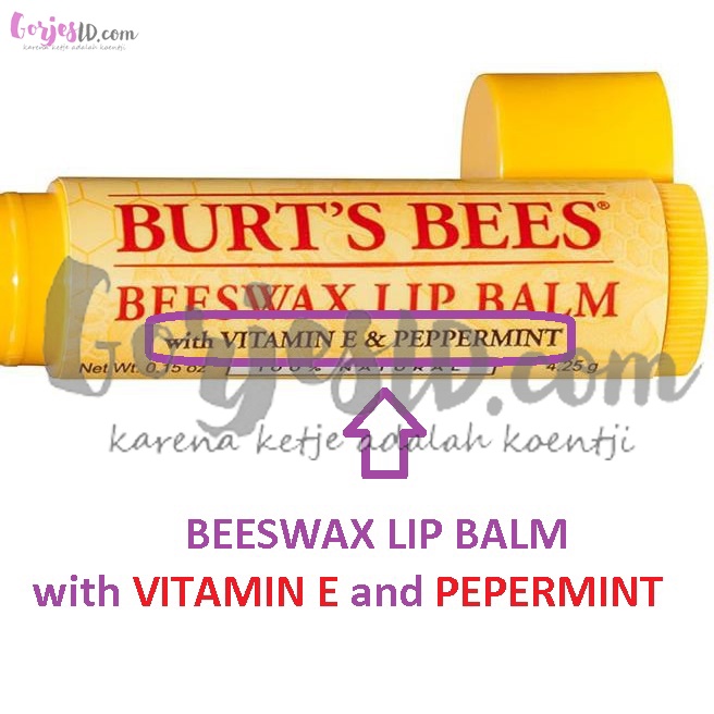 Burt's Bees Lip Balm original burt burts oil