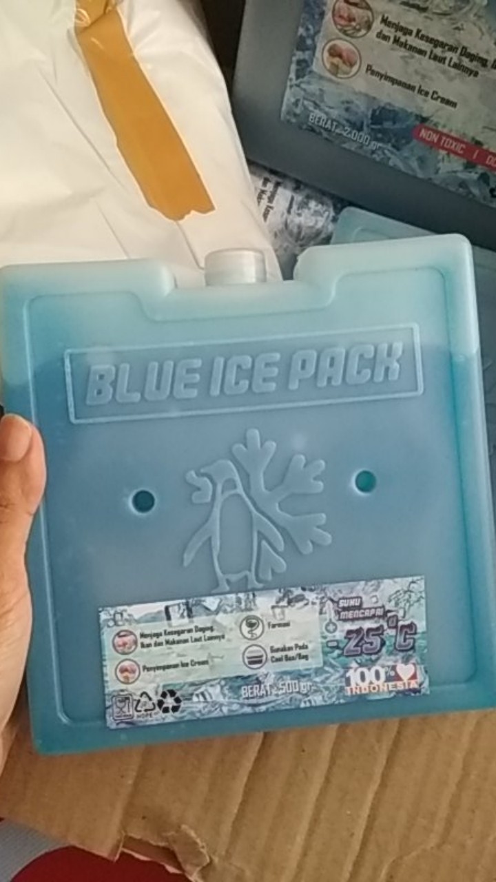 Ice Gel Besar 500g Merk Cool Gel - Blue Ice Pack Gel