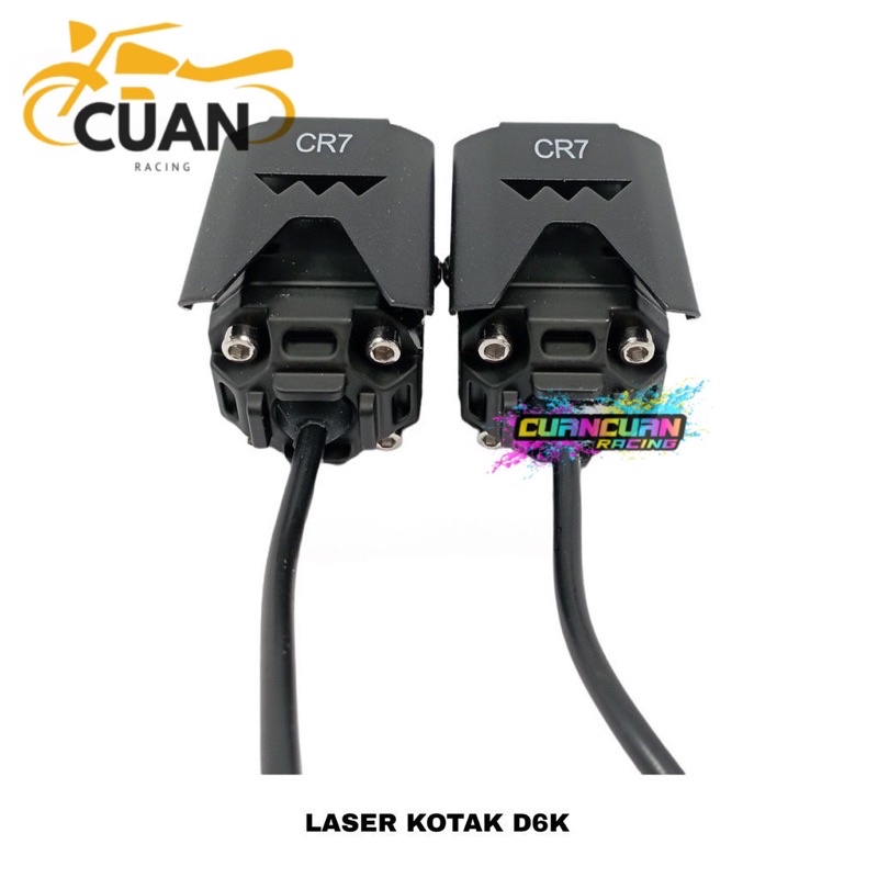 Luminos LED Q5 Putih kuning 2 warna Lampu sorot Motor Mobil  12-80 Volt