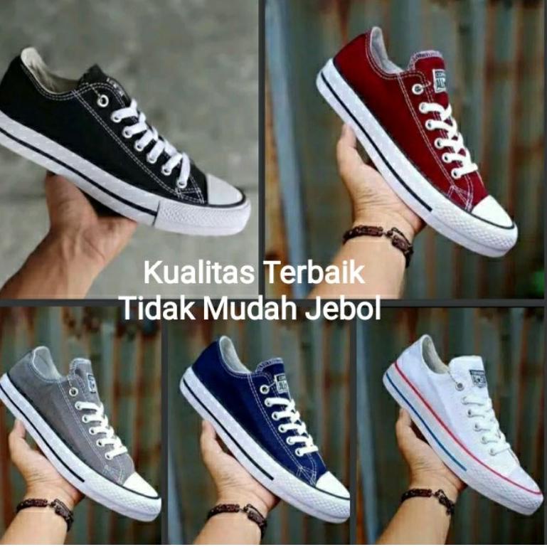{LEM.21Jl22ᴰ} Sepatu Converse Sneakers All Star Low Murah Tanpa Box