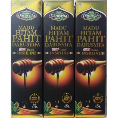 

MADU HITAM PAHIT DARUSYIFA PLUS DAUN INSULIN 470 GRAM