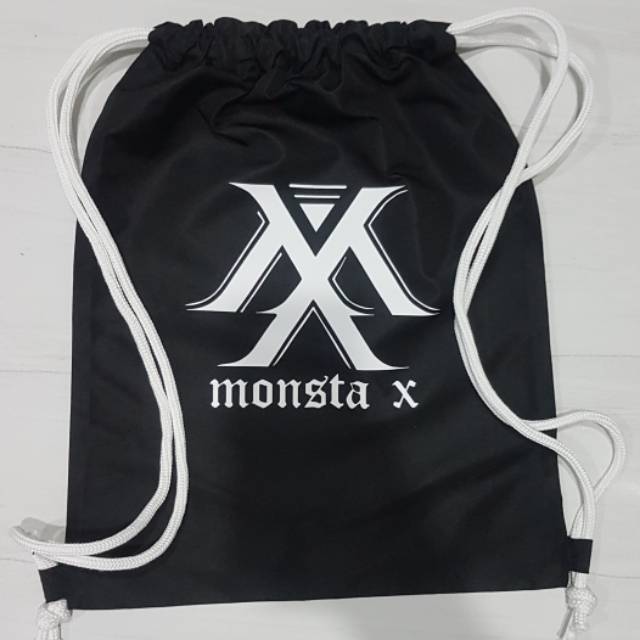 Monsta x tas serut ransel string bag kpop