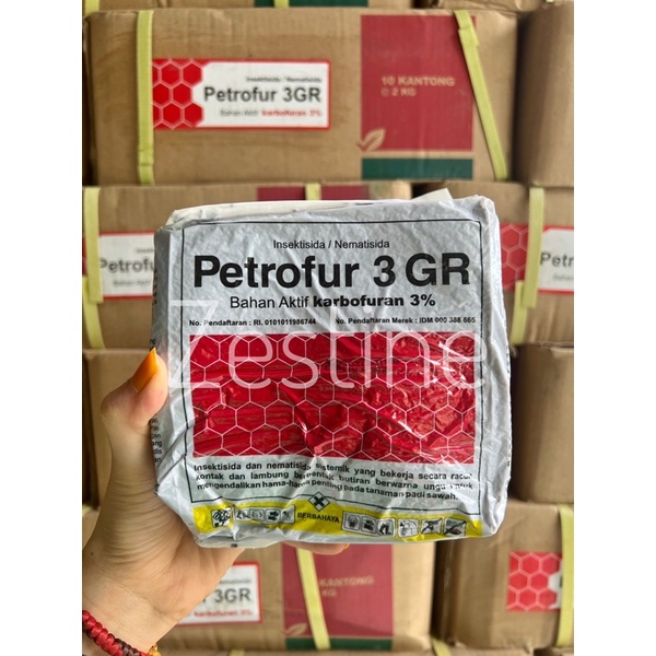 [Tani] Insektisida / Nematisida PETROFUR 3GR (isi 2kg)