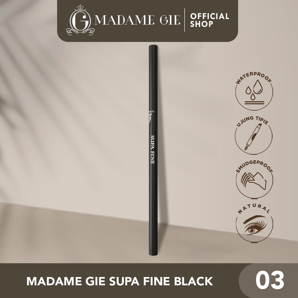 ❣️Rakkistore99❣️ MADAME GIE Supa Fine Thin Mechanic Brow Eyebrow