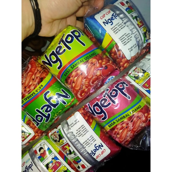 snack cupcup NGETOP sambal udang