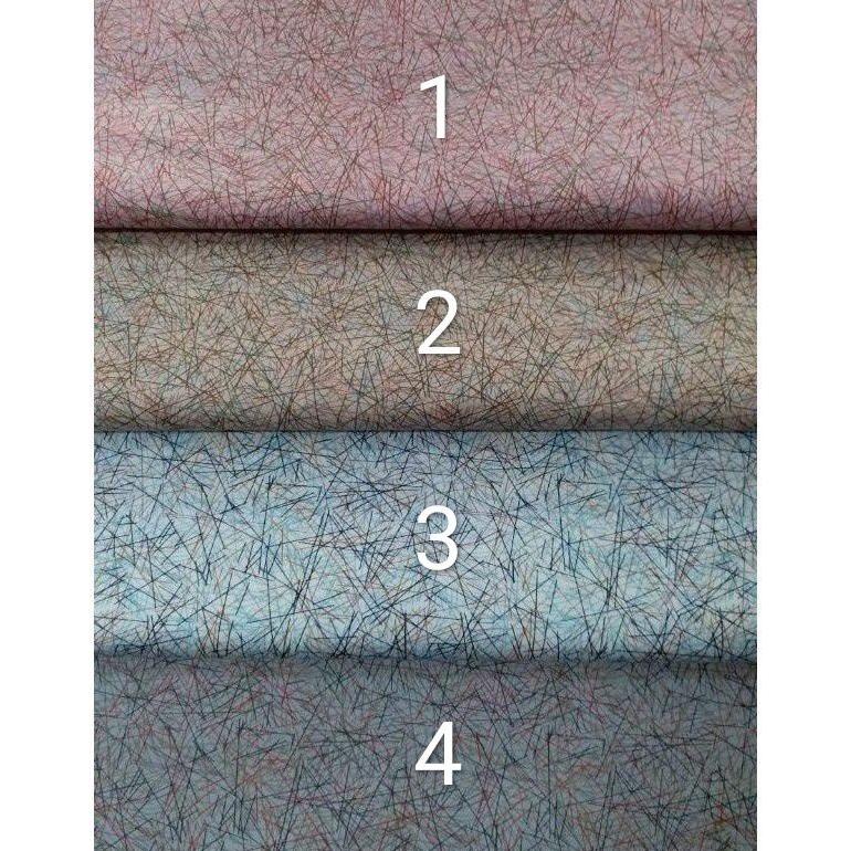 Bahan Kain Katun Jepang Motif Abstrak Garis Benang Kusut