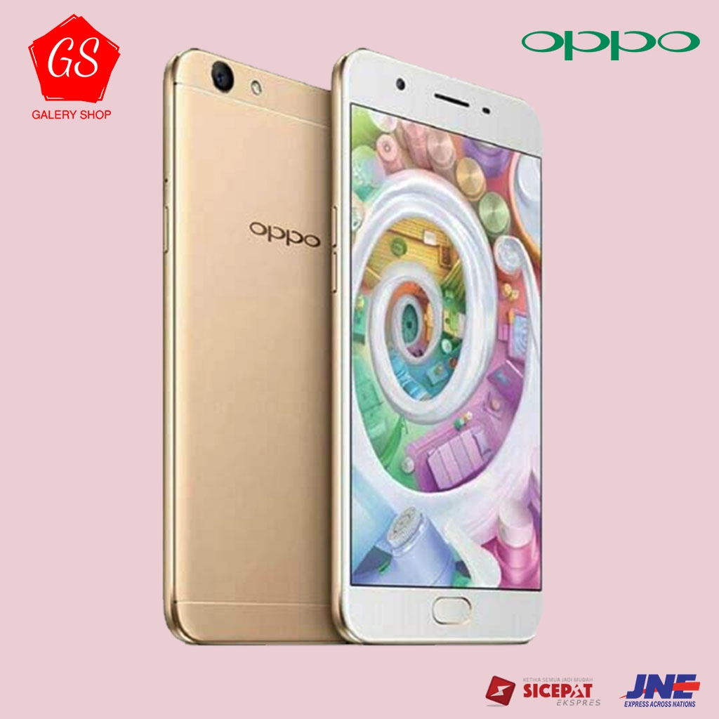 OPPO F1S RAM 4GB/64GB - 4GB/32GB GOLD GARANSI 1 THN (FREE KUOTA SMARTFREN)