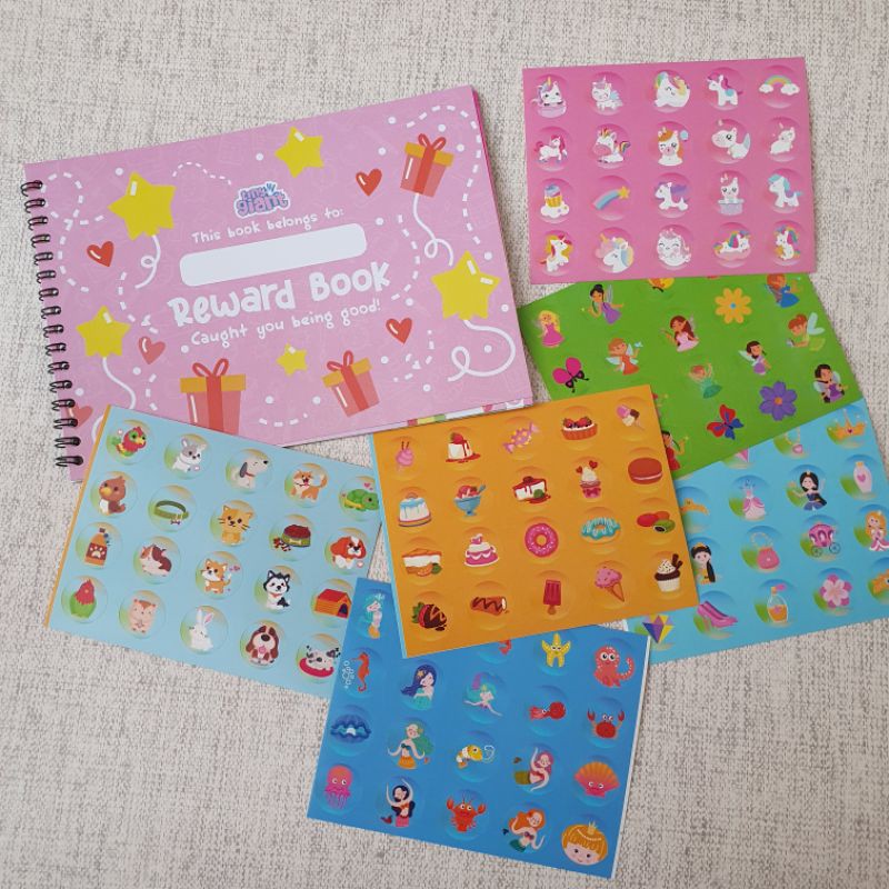 

reward sticker book girl