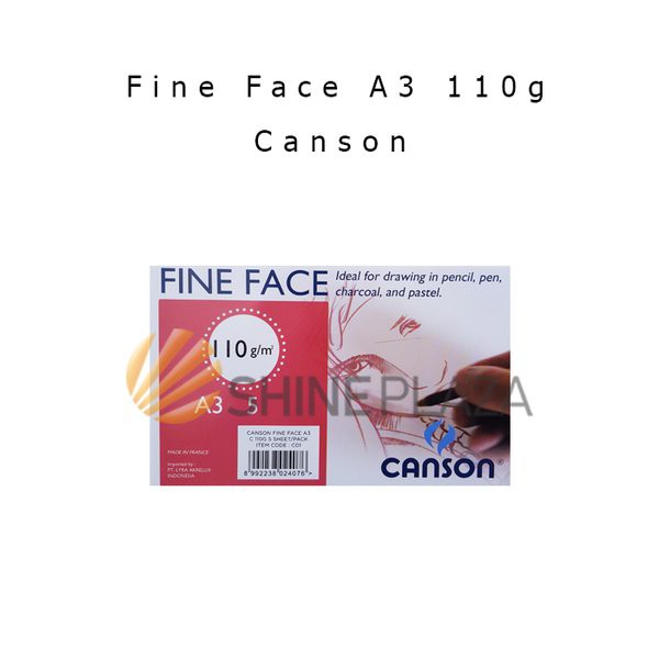 

Produk Eksklusif Canson Fine Face A3 110 Gsm - Kertas Canson A3 - Kertas Gambar Canson Murah