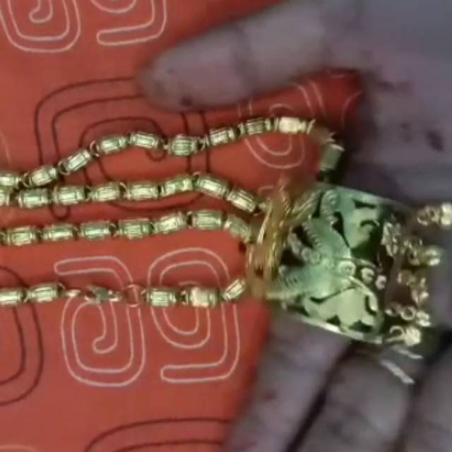 KALUNG BAMBU LAPIS EMAS 24K