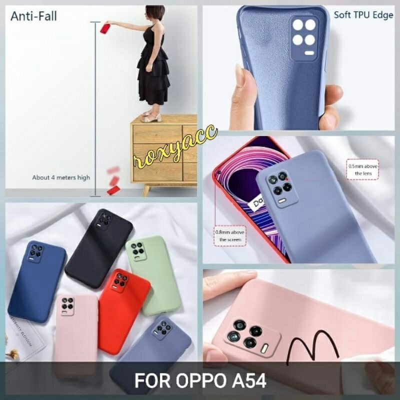 CASE OPPO A54 SOFTCASE CANDY PREMIUM SILIKON CASING ANTI JAMUR