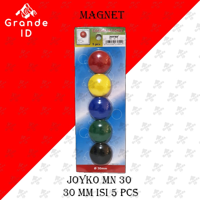 

MAGNET JOYKO MN 30 UKURAN 30 MM ISI 5 PCS