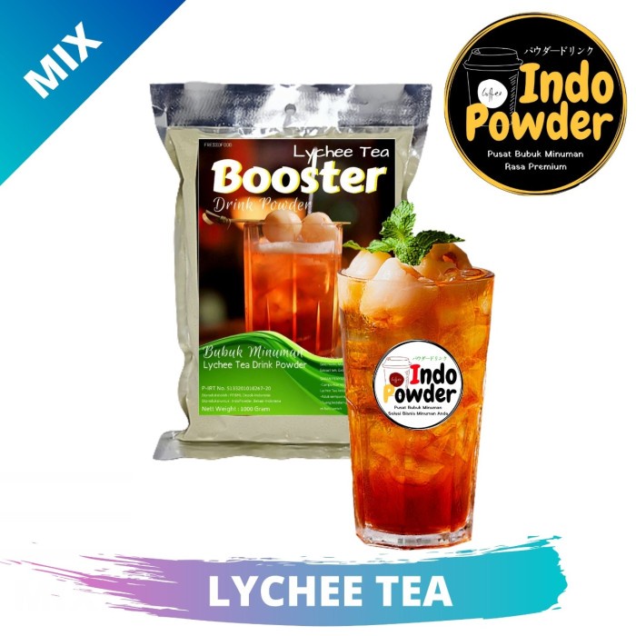 

DISKON - (BISA COD) Bubuk Minuman aneka rasa LYCHEE TEA 1kg - Bubble Drink TEA -Indopowder