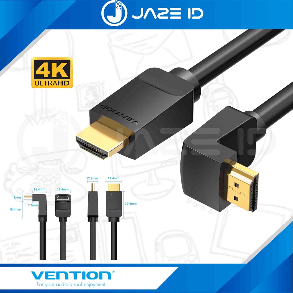 Vention HDMI Cable 270 Degree 4K High-Speed Kabel Male to Male 3m 5m