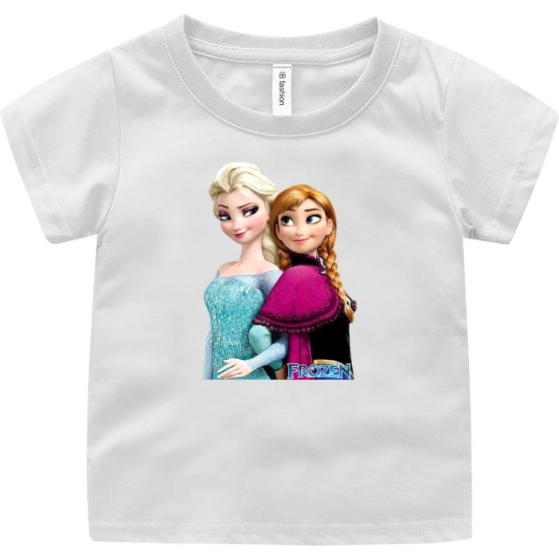 ((IB))KAOS ANAK PEREMPUAN/FROZEN DIGITAL SABLON