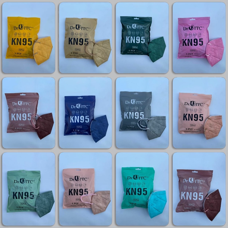 [NEW] Masker KN95 5ply isi 10pcs Termurah Daily Protective Face Mask Masker Non Medical Disposable Masker