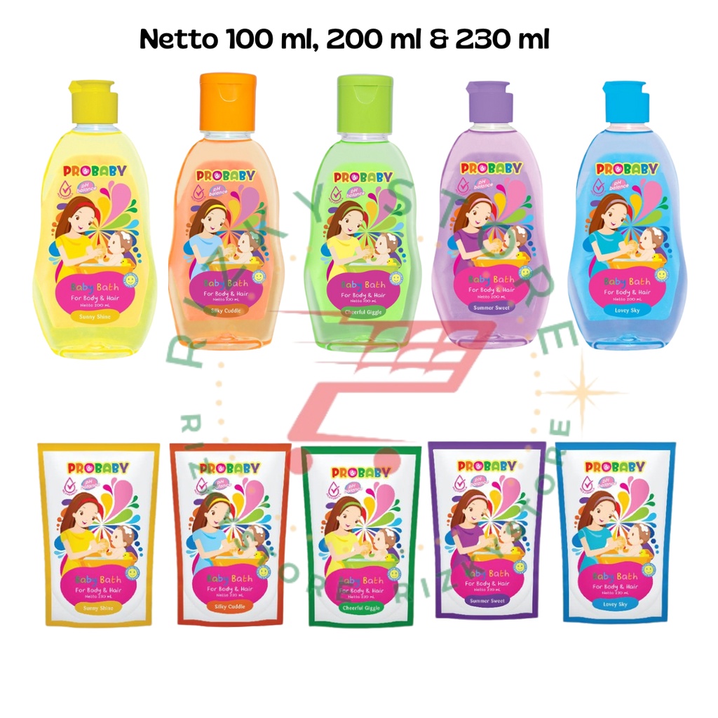 Probaby Sabun Mandi 5 Varian 100/200/230ml