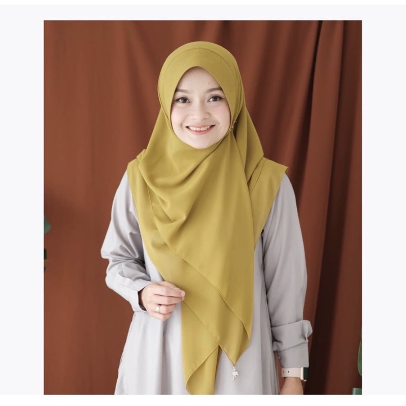 Temina khimar warna putih by aneuku gallery