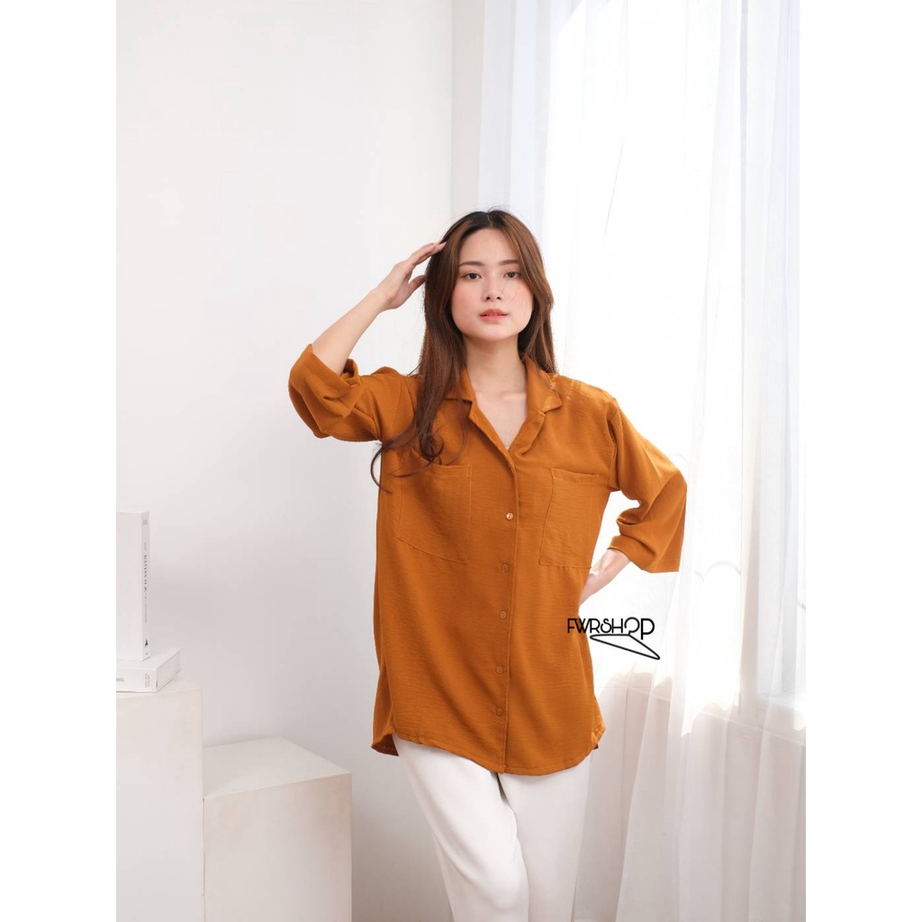 FWR - HANNA POCKET CRINKLE SHIRT 2423