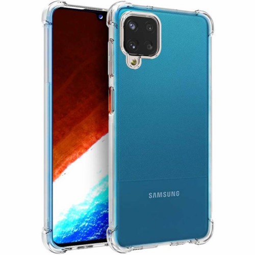 Case Anti Crack Samsung Galaxy A12 Crystal Crack Soft Case Clear