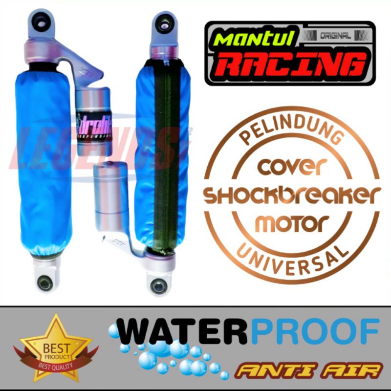 Sarung shockbreaker belakang motor matic/sport matic/bebek sarung chock belakang universal shok sok / New