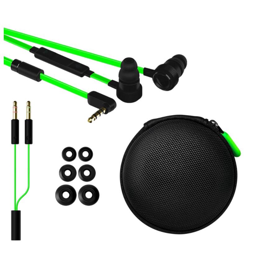 Razer Pro V2 Headset Gaming In-Ear Stereo Dengan Mic + Kabel Jack 3.5mm