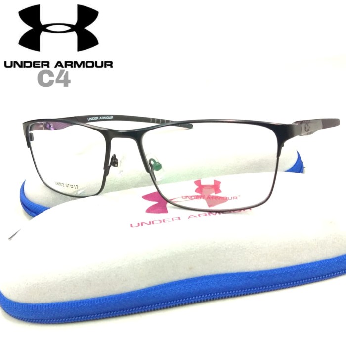 Kacamata Minus Pria - Frame Kacamata Minus Pria Titanium U6602-C4 Size Lebar