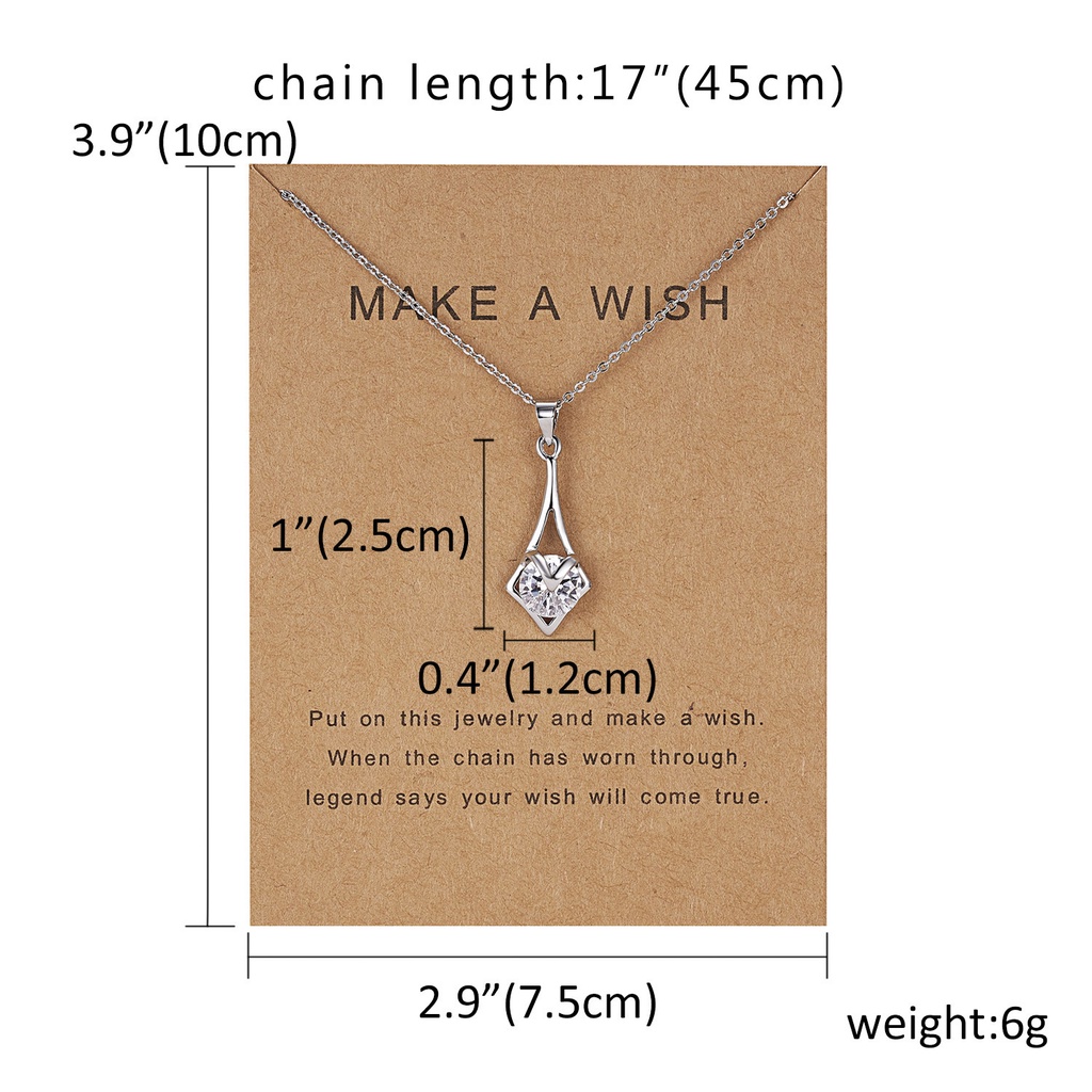 Kalung Rantai Liontin Lumbalumba Hias Kristal Zircon Untuk Wanita 2021