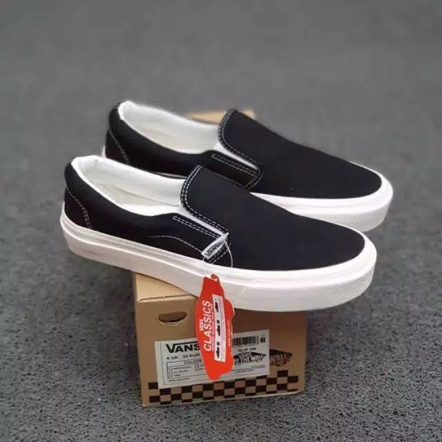 Sepatu Vans Casual Pria Slip On Murah Oldskool Sekolah Kuliah Keren Terlaris