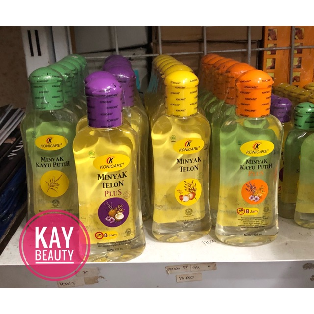 Konicare Minyak Kayu Putih / Kayu Putih Plus / Telon / Telon Plus 125ml*