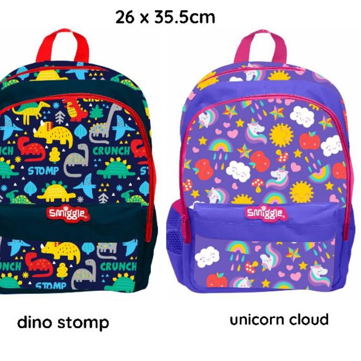 Ready stock || GFYI0 Ransel TK Junior Smiggle Unicorn Ice Cream Rainbow Space Sport Cowo Cewe Tas Se
