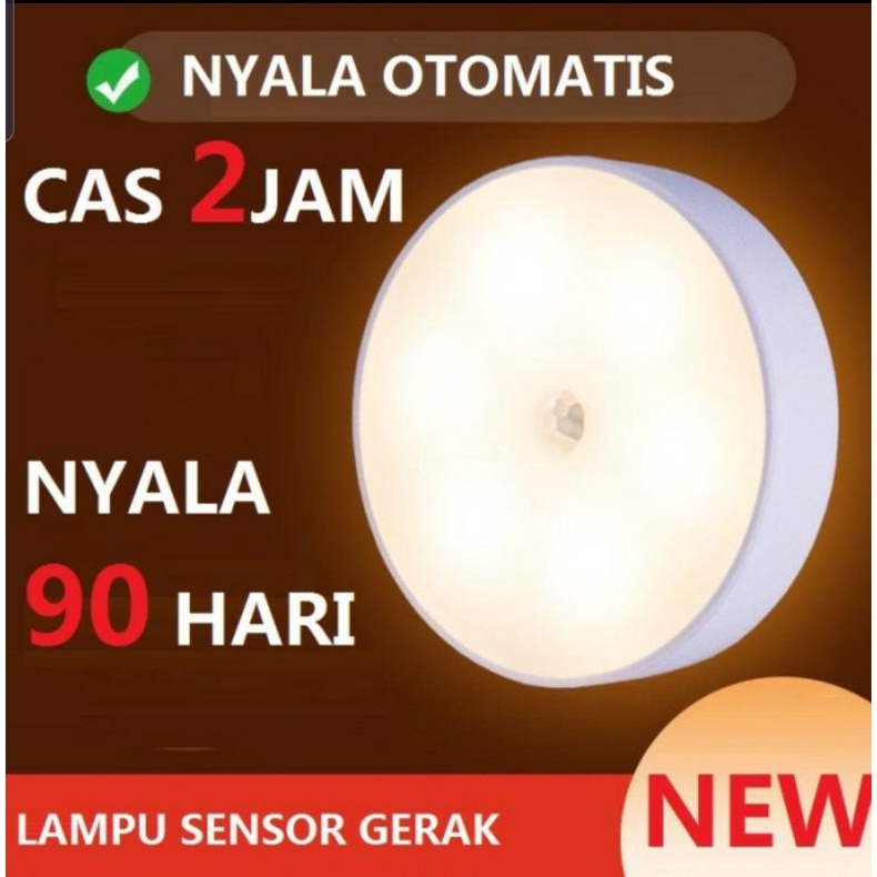 Smart lampu LED gerak sensor otomatis untuk lemari, kamar, tangga dll