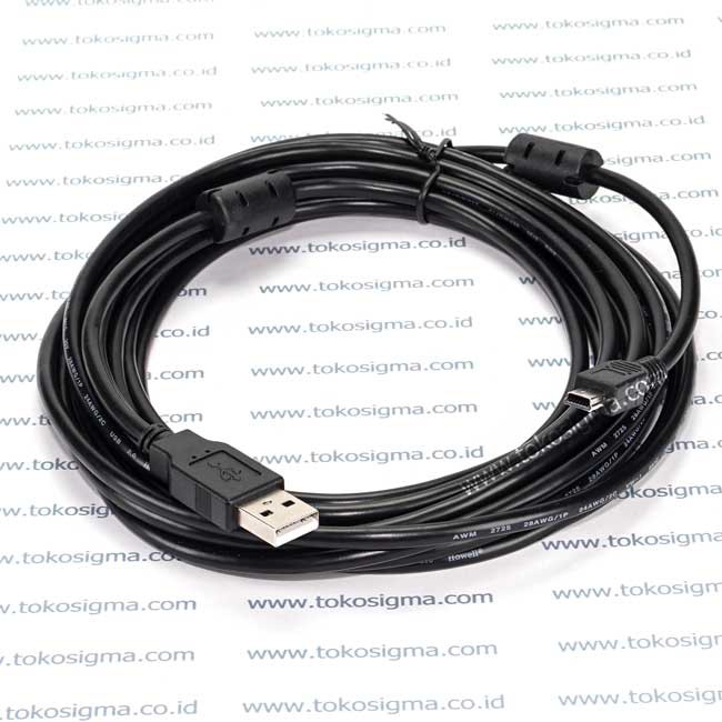 KABEL DATA USB 2.0 to MINI USB PIN 5 HOWELL 3 meter Logger