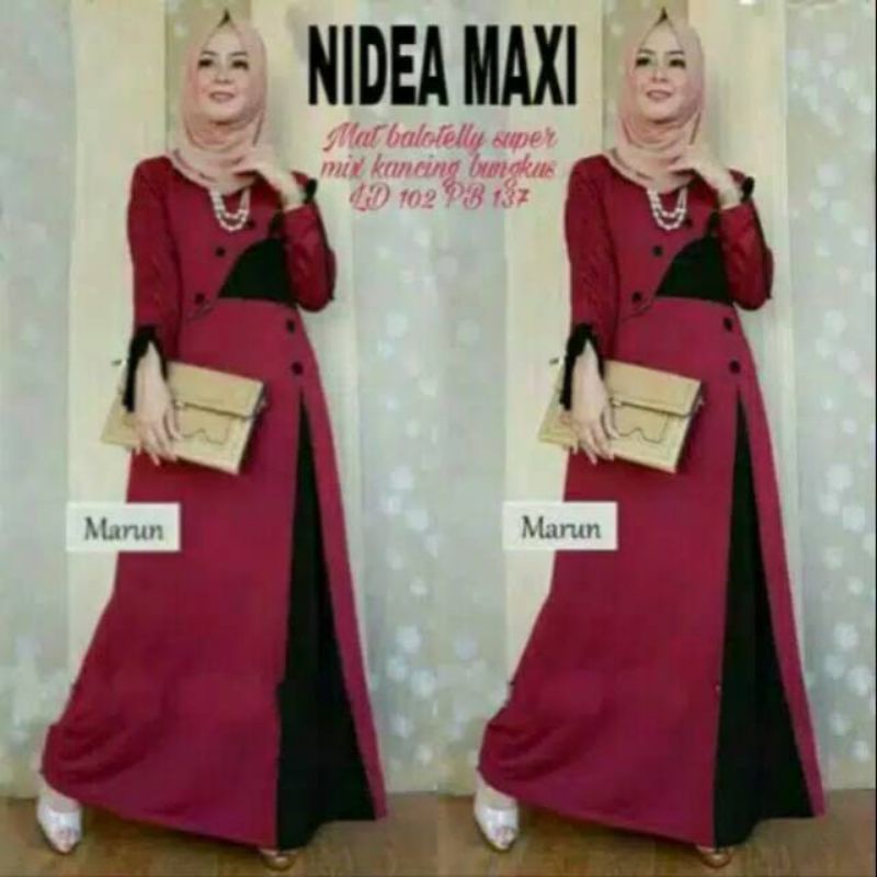 kanza dress pakaian wanita fashion muslim remaja