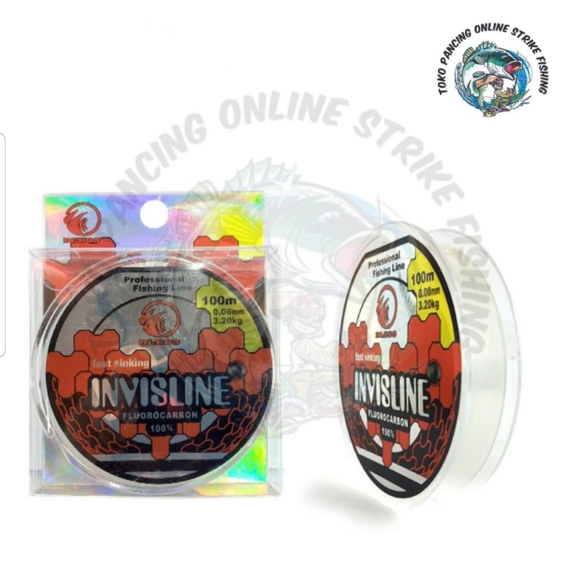 Senar Pancing invisline Fast sinking Fluorocarbon 100%