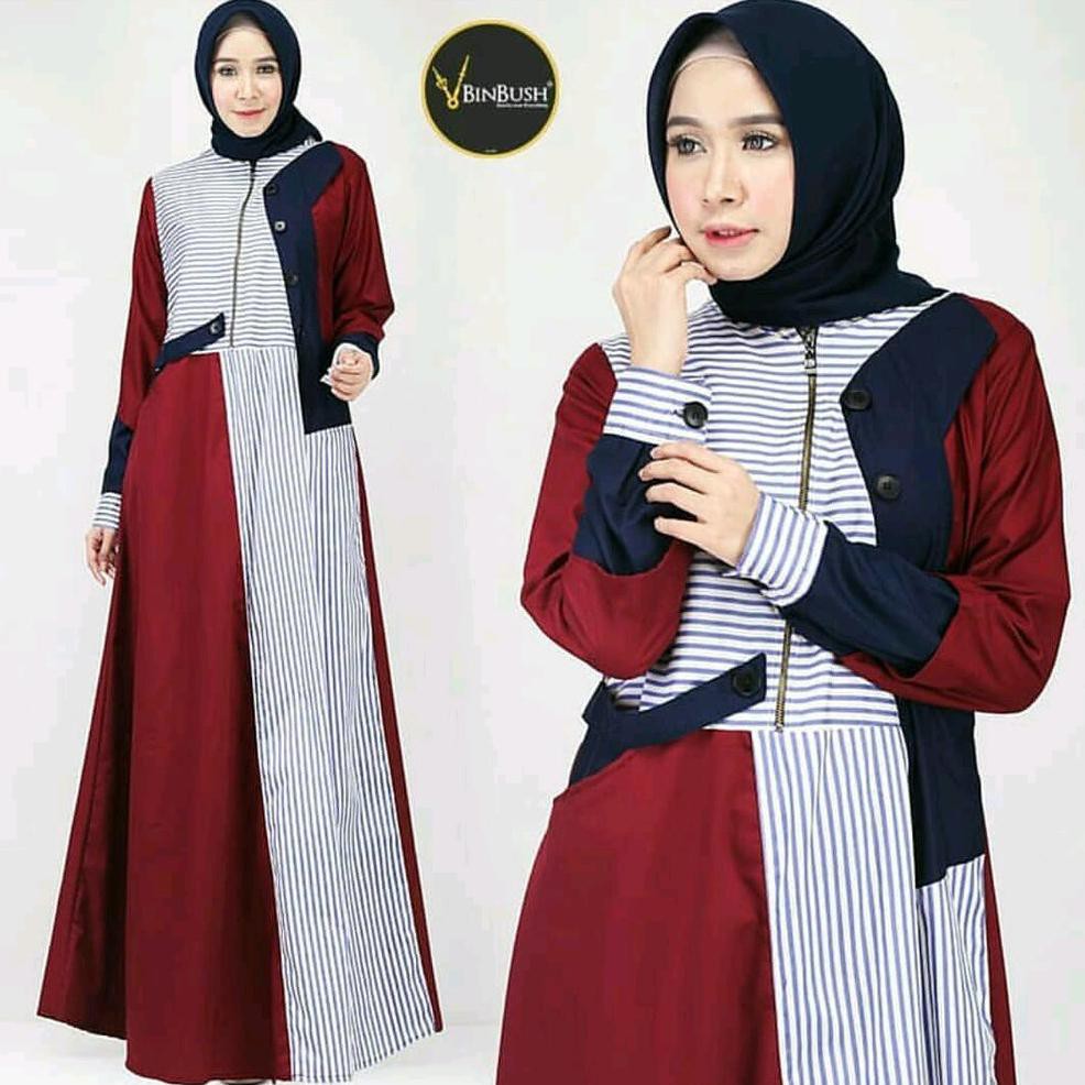 Sale Baju Gamis Wanita Terlaris Abidah Dress Termurah