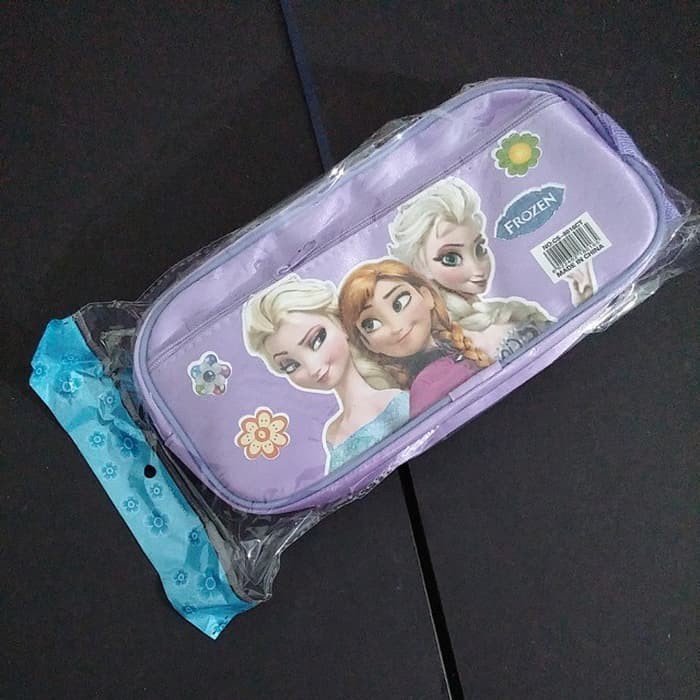 

Kotak pensil resleting frozen violet CS-8016CT