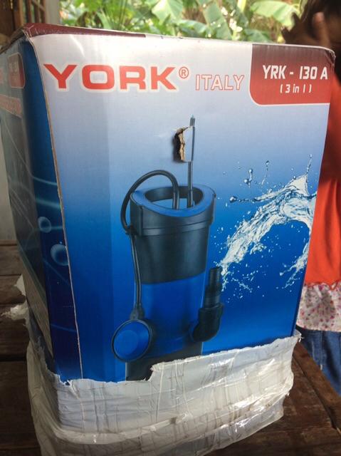 Pompa Celup York - 130 A (3 In 1 ) Pompa Taman - Pompa Kolam Ikan– 220v – 130w - Otomatis
