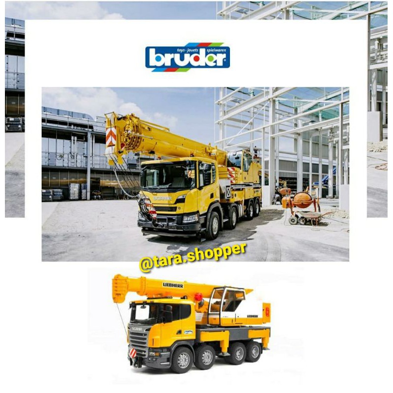 Bruder Toys scania R-series crane truck 3570