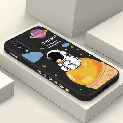 Casing Silikon Motif Astronot Untuk Vivo Y12s Y20 Y20i Y20s Y11 Y12 Y15 Y17 Y19 Y30 Y95 Y93 Y91C Y91 Y50 Y7S S1 Y2123 V20SE V21