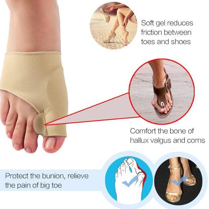 Bunion Corrector Hallux Valgus Terapi Big Toe Separator Silikon Insole