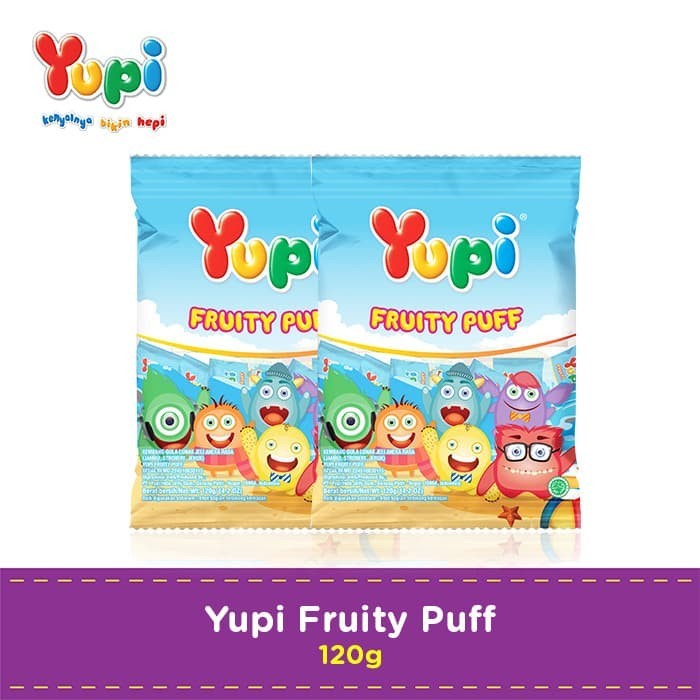 

54ekh Yupi Fruity Puff 120 Gr 60J