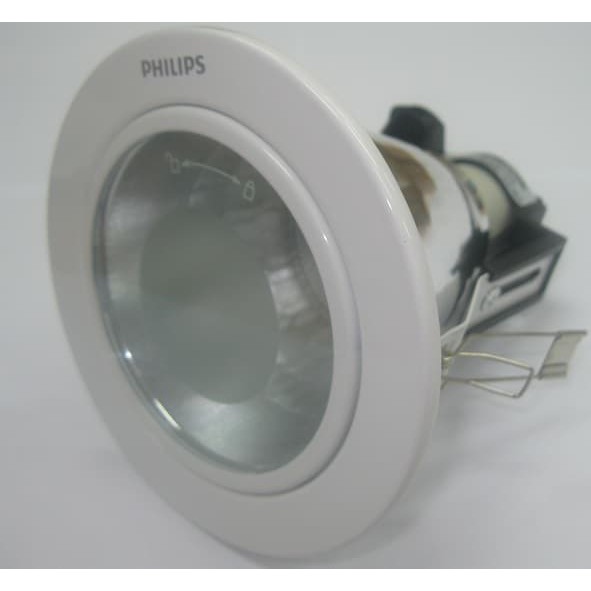 Downlight Kaca Philips Frame Putih 130mm (type 13804)