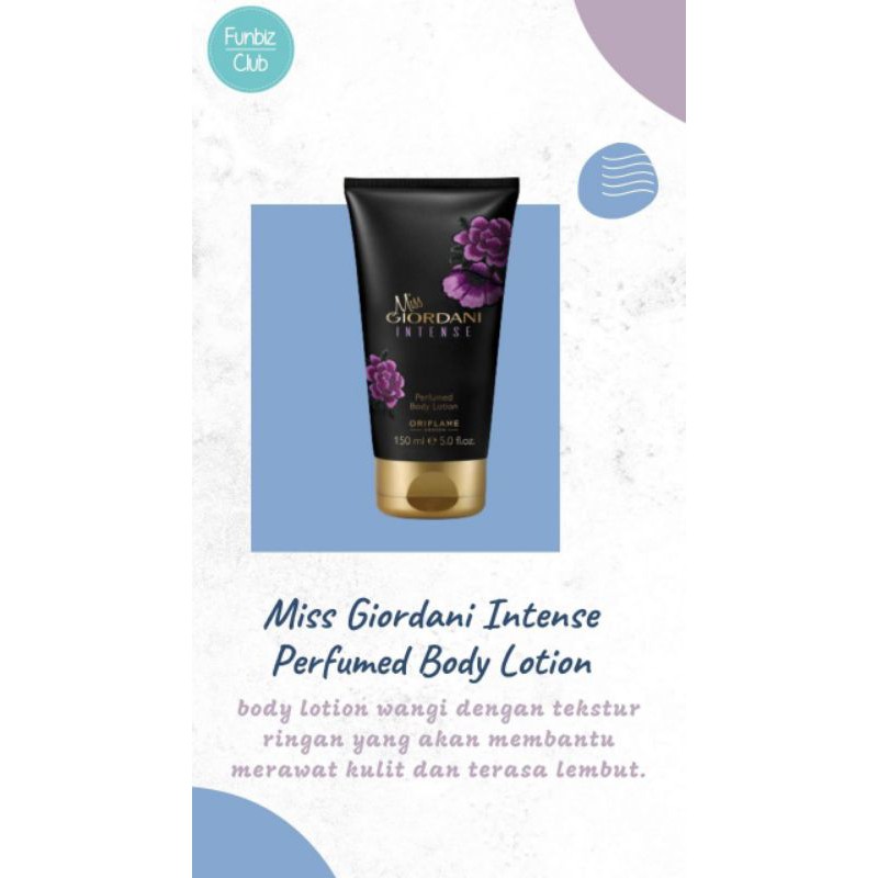 miss giordani body lotion
