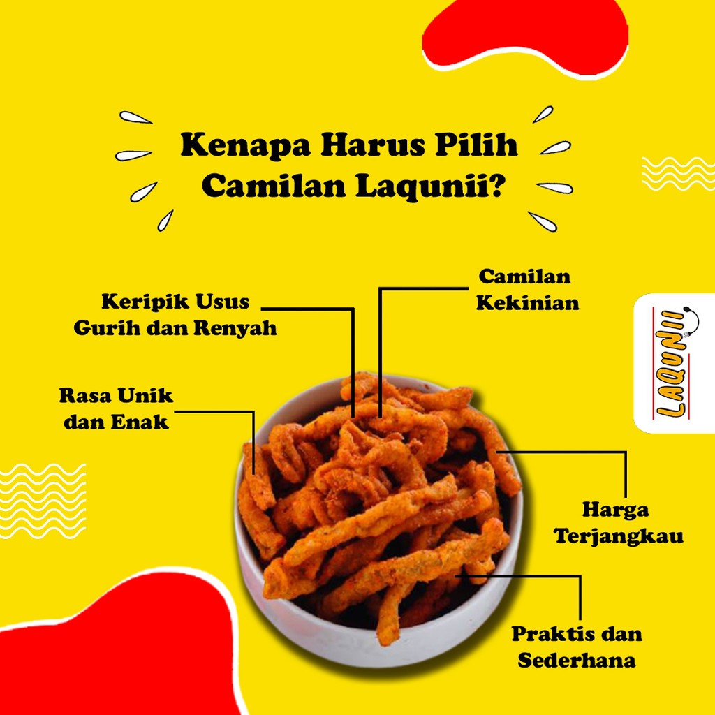 

Keripik Usus ala Laqunii Variasi Kecil