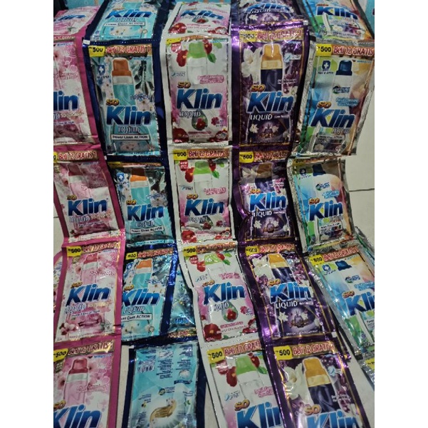 so klin liquid sachet 1 renceng / so klin cair renceng