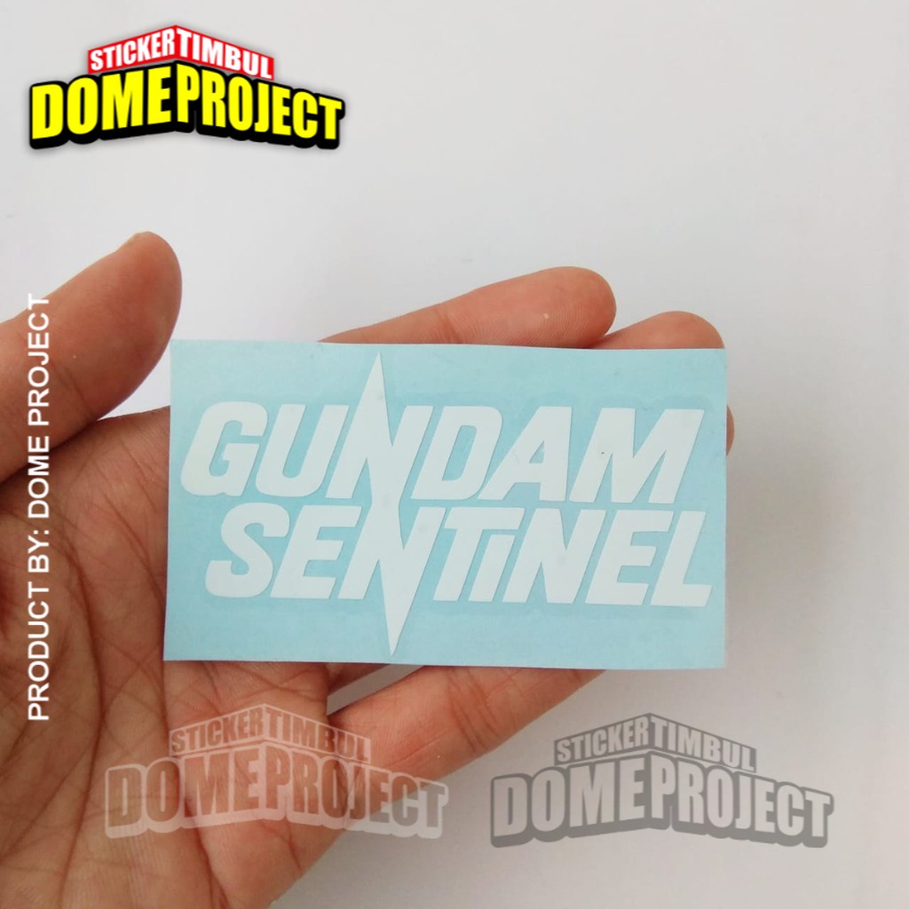 STIKER GUNDAM SENTINEL CUTTING DECAL HELM MOTOR KACA MOBIL LOGO ANIME TULISAN LOGO GUNDAM SENTINEL STICKER AESTHETIC IMPORT KEREN