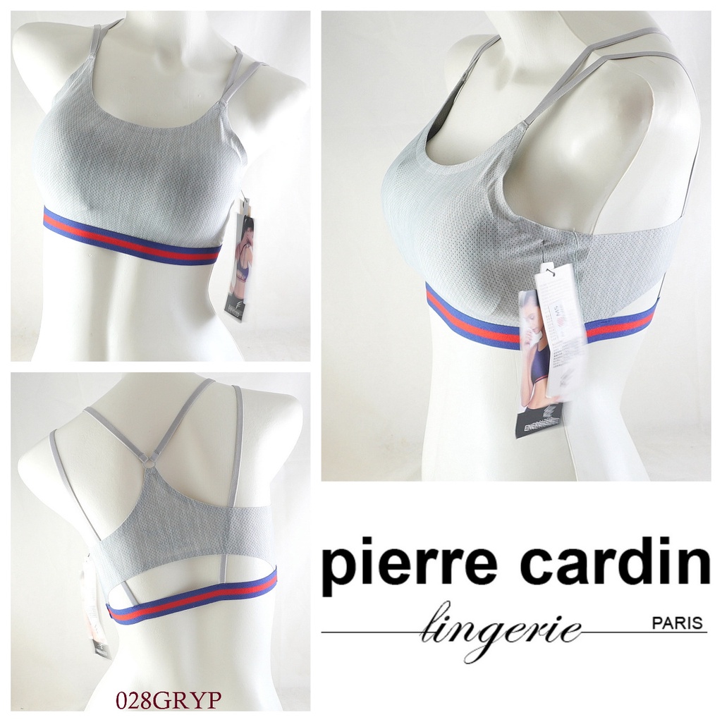 Bra Wanita Tanpa Kawat Full Cup PIERRE CARDIN Bra Sport size M fits bra 32B/34B Wireless Pakaian Dal